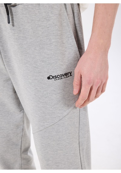 Discovery Expedition Des Gri Erkek Sweatpant Gri Melanj