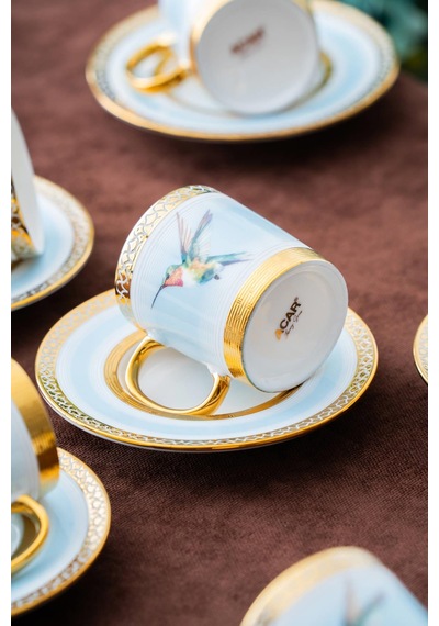 Acar Starling 6 Kişilik Kahve Fincanı Takımı - 90 Ml renkli