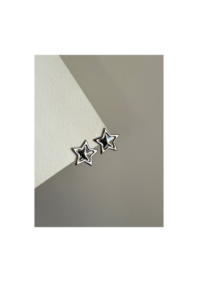 Çelik Gold Yıldız Form Starcare Küpe -kararma Yapmaz Sılver 10std Çelik Sarı