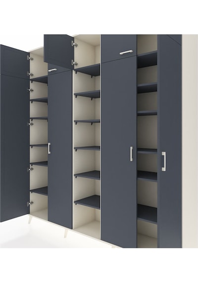 Hyperion Dolap 18 Raflı 9 Kapaklı 220x44x243 Aytaşı-antrasit/antrasit Antrasıt/antrasıt Hyperion Dolap 18 Raflı 9 Kapaklı 220x44x243 Aytaşı-antrasit/antrasit Antrasıt/antrasıt
