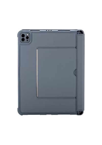 Apple T5510d İpad Uyumlu Pro 13 2024 Kılıf Palermo Ledli Klavyeli Standlı Tablet Kılıfı - Siyah -
