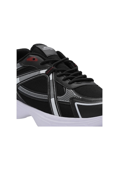 Slazenger EXOTIC I Erkek  Siyah / Beyaz Koşu & Yürüyüş Spor Ayakkabısı