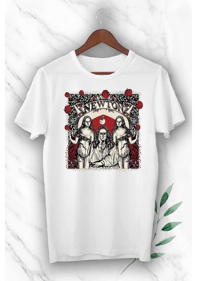 Flood Of Style Unisex Beyaz Baskılı Tişört