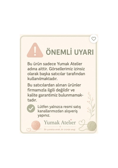 Krem Renk Pıtırcıklı Örgü Bandana Krem Krem