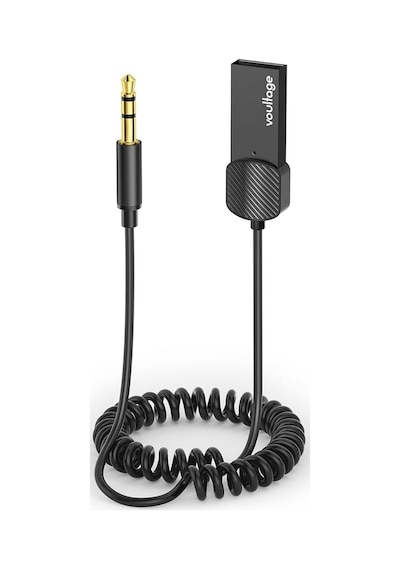 Bluetooh 5.4 Aux Jack Kablosuz Araç Ses Dönüştürücü Kiti