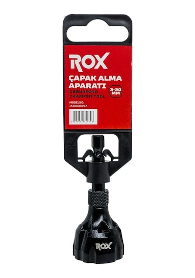 Rox 1097 Bits Saplı Matkaba Takılır Çapak Alma Aparatı 3-20 Mm