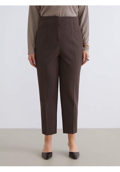 Lcwaıkıkı Classic Kahverengi Standart Fit Kadın Pantolon