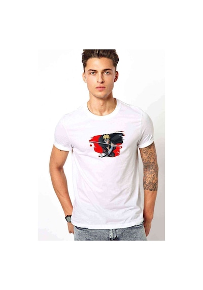 Best Anime Aesthetic Baskılı Beyaz Erkek Tshirt