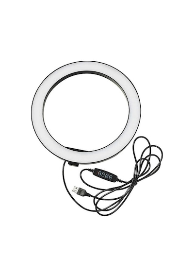 Zore M-2603 10" Işıklı Telefon Tutucu Ring Light + 210 CM Tripod