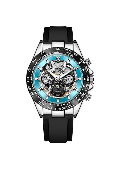 Kronen&söhne Skymarine Skeleton Mekanik Otomatik Erkek Kol Saati Gümüş