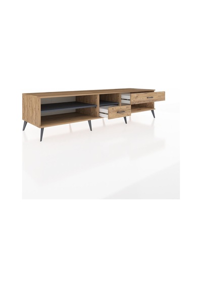 Kronos Tv Ünitesi 2 Raflı 2 Çekmeceli 220x59x51 Çam-antrasit/çam Antrasıt/atlas Çam - Atlas Çam Kronos Tv Ünitesi 2 Raflı 2 Çekmeceli 220x59x51 Çam-antrasit/çam Antrasıt/atlas Çam - Atlas Çam