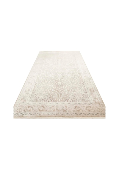 Eko Halı Babıl Bbl 02 Beige Yumuşak Dokulu Vintage Esintilere Sahip Over-dyed Sık Dokuma Salon Halısı