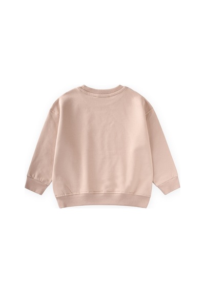 Cigit Dağ Baskılı Sweatshirt 3-9 Yaş Bej