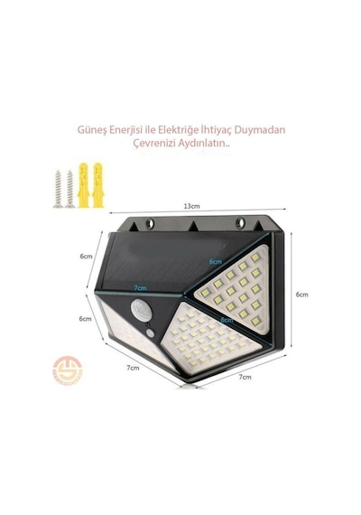 Solar Bahçe Aydınlatma Lambası 100 Led - 9068014952969rx8