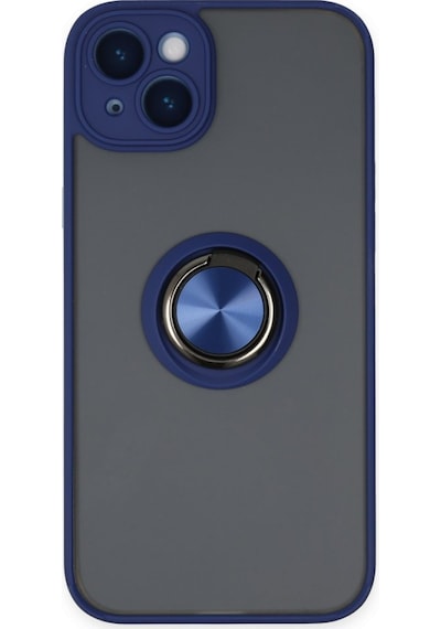 Nihcase Apple Uyumlu iPhone 14 Plus Kılıf Montreal Mat Yüzüklü Kapak