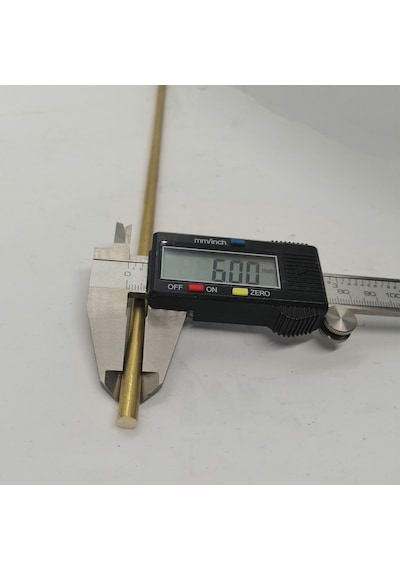 6 Mm Pirinç Çubuk Içi Dolu Yuvarlak Mil Saf 437196904