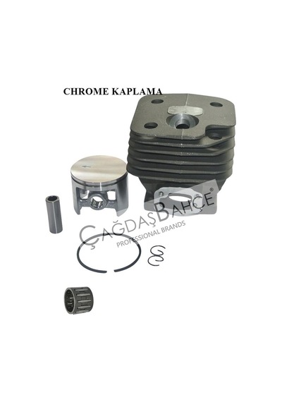 Husqvarna 272 Testere Chrome Silindir Piston Seti 52 Mm