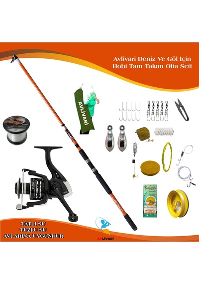 Apache 360 Cm 250 Gr Superx 5000 14 Bb Tam Takım Hobi Deniz Ve Göl Olta Seti-9575