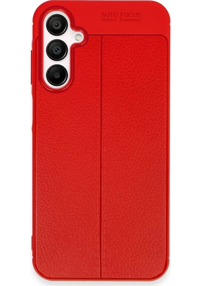 Newface Samsung Galaxy A35 5g Kılıf Auto Focus Kapak - Kırmızı