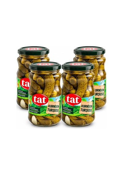 Tat Kornişon Turşu 350 Gr Cam X 4 Adet