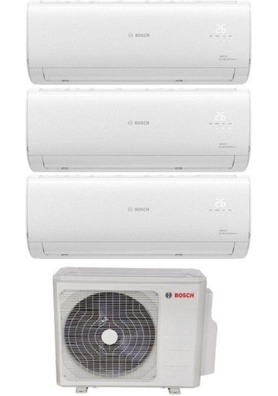 Bosch Multi Split Inverter Klima 28000 BTU 1 Dış + 3 İç Ünite (9 + 9 + 12) Bosch Multi Split Inverter Klima 28000 BTU 1 Dış + 3 İç Ünite (9 + 9 + 12)
