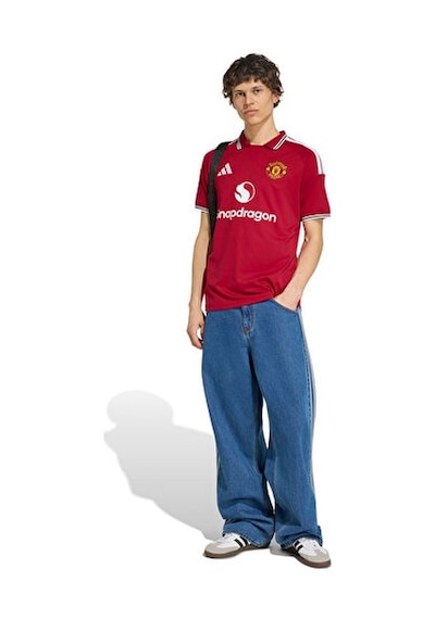 Adidas Manchester United 26/27 İç Saha Forması Erkek Futbol Forması Ka6871 Kırmızı