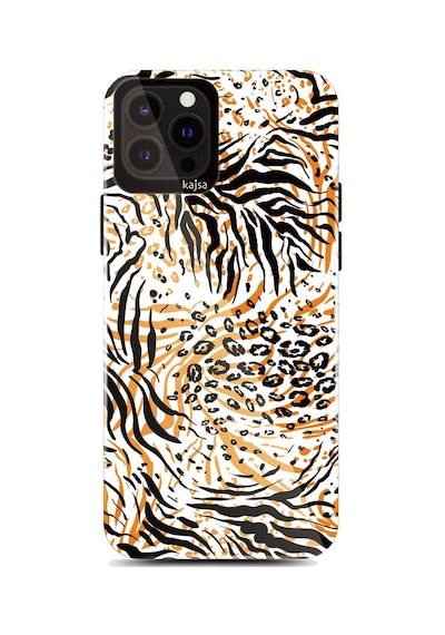 Kajsa Apple Uyumlu iPhone 13 Pro Max Kılıf Doğa Desenli Kajsa Wild Kapak ZORE-219793