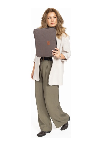 13 Ve 14 İnc Laptop Ve Apple Uyumlu MacBook Kılıf Kanvas Kumaş Kılıf