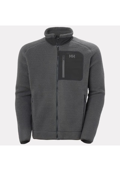 Helly Hansen Panorama Pile Block Jacket Gri Erkek Polar Hha.49460.hha.831