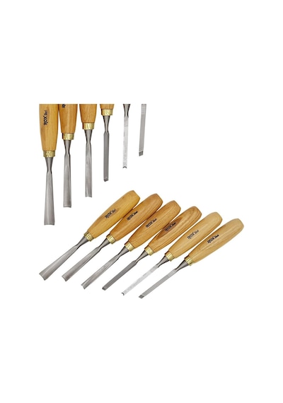 Rox Wood 9092 Ahşap Oyma Iskarpela Seti 12 Parça Ahşap  Kutulu