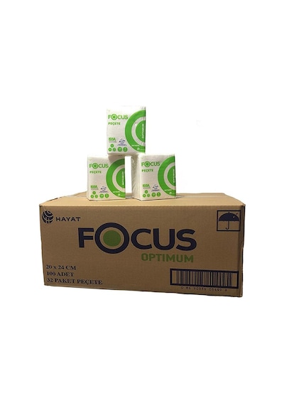 Focus Optimum Peçete 100'lü 1 Paket  20 x 24 CM