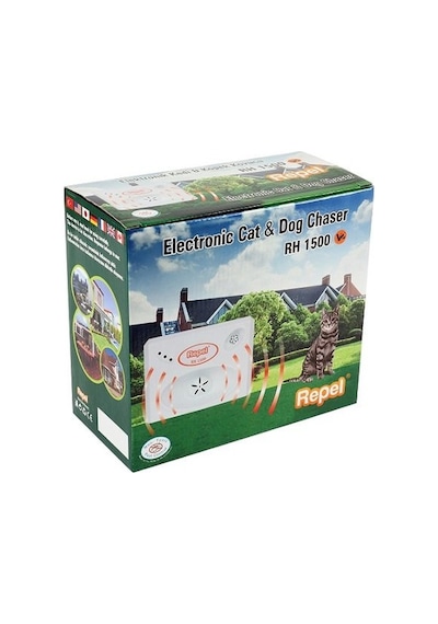 Repel RH 1500 Elektrikli Ultrasonic Kedi Köpek Kovucu Cihaz 1500 M² Etkili 2'li