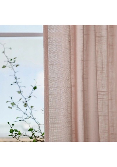 Ikea Sılverlönn Fon Perde 145x300 Cm Açık Pembe