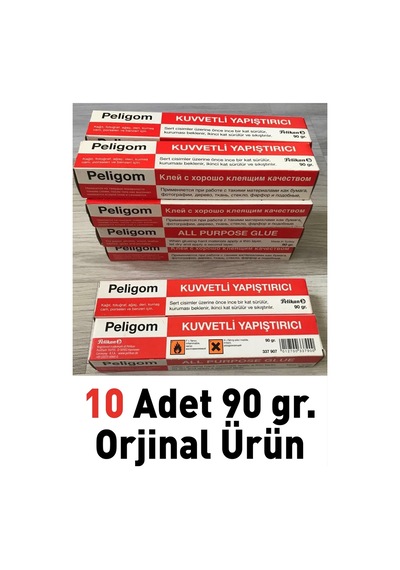 Orjinal 90 Gr Solventli Sıvı Yapışırıtcı 10 Lu Paket