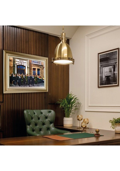 Çerçeveli Deri Atatürk Tablosu 8 Çerçeveli Tablo 61x81 Cm Diğer