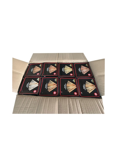 Tahta Ahşap Bambu Çay Kahve Karıştırıcı Çubuk Kaşık - 11 Cm. - 500 Adetlik 24 Paket - Koli Kahverengi