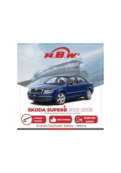 Rbw Skoda Superb 2005-2008 Ön Muz Silecek Takımı