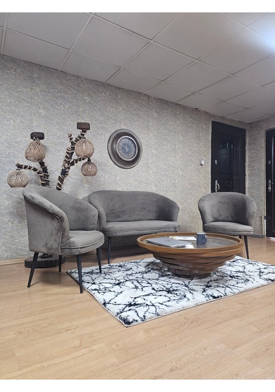 Zafir Teddy Takım Siyah Boyalı Sivriltme Ayak Çay Seti Koltuk - Berjer , Balkon, Salon, Ofis Kahverengi Zafir Teddy Takım Siyah Boyalı Sivriltme Ayak Çay Seti Koltuk - Berjer , Balkon, Salon, Ofis Kahverengi
