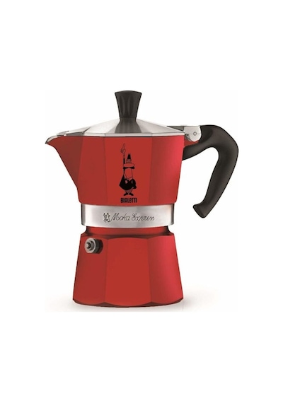 Bialetti Moka Express Kırmızı 3 Cup
