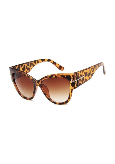 Striped Vintage & Retro Güneş Gözlüğü Leopar
