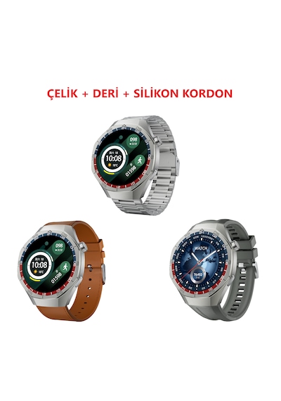 Kalobee SK40 Amoled 49 MM 3 Kordonlu Akıllı Saat (İthalatçı Garantili)