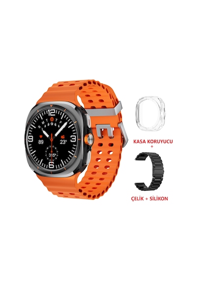 Kalobee SK 7 Ultra Amoled 47 MM 2 Kordonlu Akıllı Saat (İthalatçı Garantili)