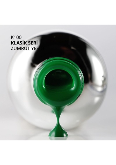 Kalıcı Oje K100, Zümrüt Yeşili, 10 Ml