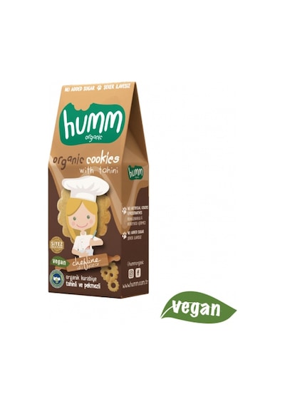 Humm Organic Tahinli ve Pekmezli Vegan Kurabiye 55 G