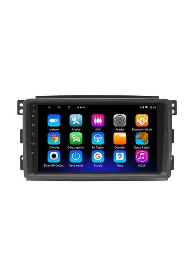 Celali Tuning Mercedes Smart Fortwo 2011-2017 Android 12 Carplay Navigasyon Multimedya - 2gb Ram 32gb Hdd