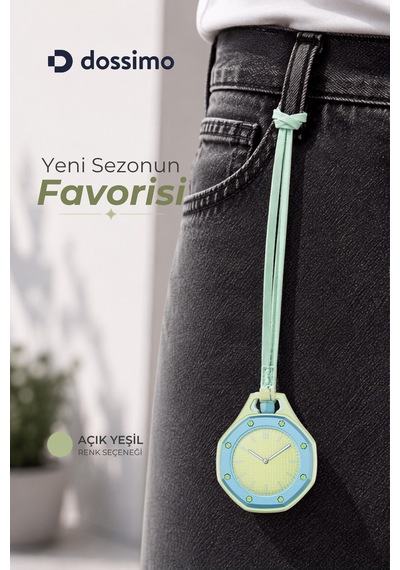 Boyol Pop Çanta Charm Unisex Aksesuar Saat D-sport Yeşil D-404