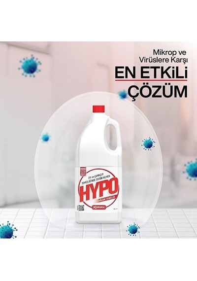 Hyper Hypo Çamaşır Suyu 4000 Ml - 4 Lü Paket Diğer