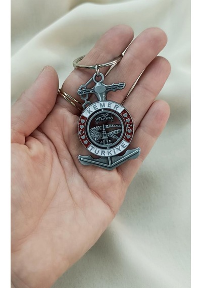 Anahtarlık Metal Ay Yıldız Kule Kalp Çanta Araba Cüzdan Süsü