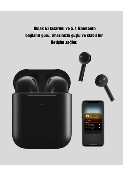 Mey İthalat Tws Pro 5 3d Hd Ses Bluetooth Kulaklık Kablosuz, Ergonomik, Şarj Kutulu, Gürültü Engelleme Diğer