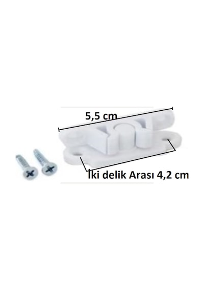 Sineklik Çıt Çıt Beyaz - 12 Adet Plastik
